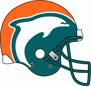 Miami Dolphins 1997 Unused Logo iron on paper